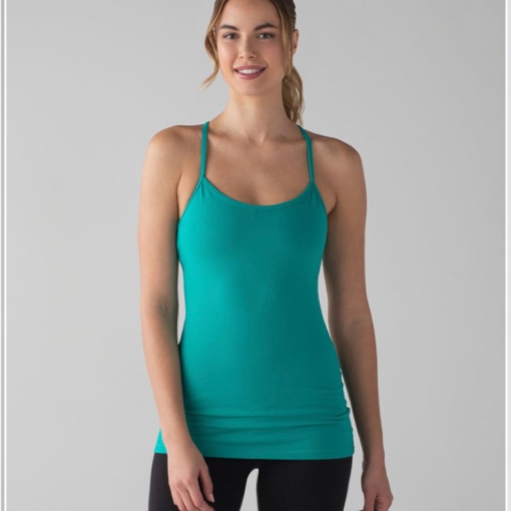 Lululemon Power Y Tank in Viridian Green - Picture 1 of 11